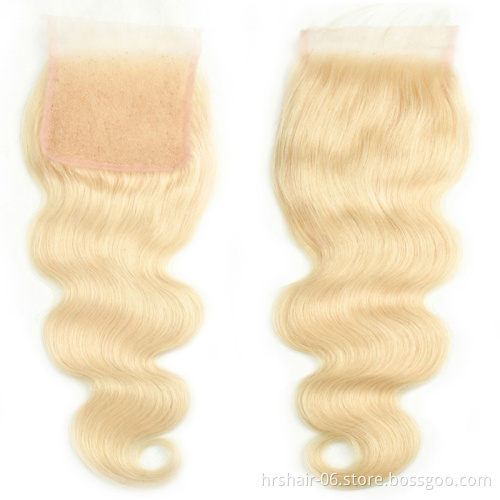 wholesale price malaysian body wave hair 613 bundles with 13x4 frontal lace closure blonde hair extension